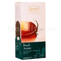 Чай Ronnefeldt Joy of tea Royal Assam черный кат. GFBOP в саше на чашку 15 шт Германия