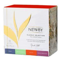 Чай Newby Classic Selection черно-зеленный в пакетиках 48 шт Индия