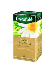 Чай Greenfield Rich Camomile травяной в пакетиках 25 шт Россия